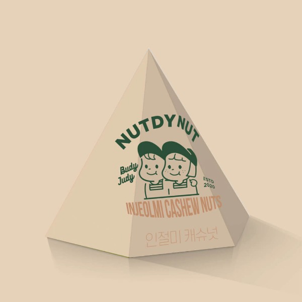 [아난티 호텔입점] 넛디넛 인절미캐슈넛 삼각팩 50g